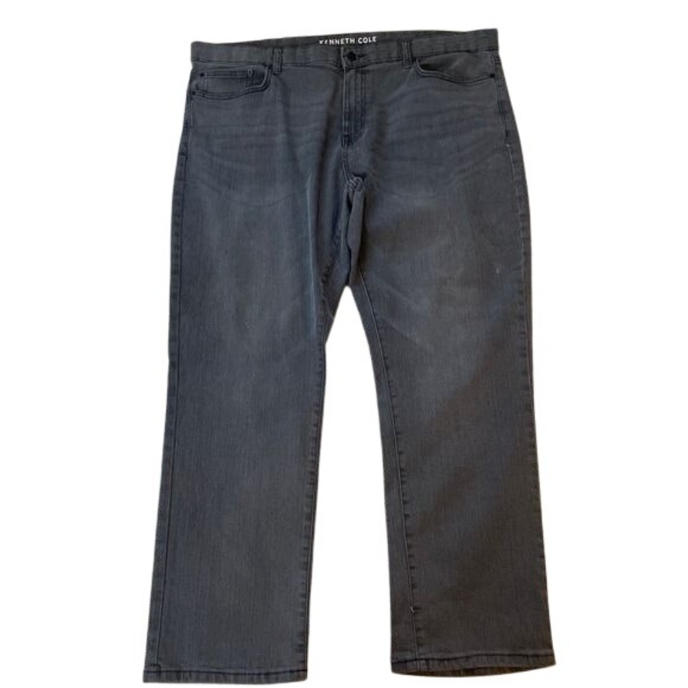 Kenneth Cole‎ Gray Straight Leg Denim Jeans 38x30 Mens Gray Wash Pants